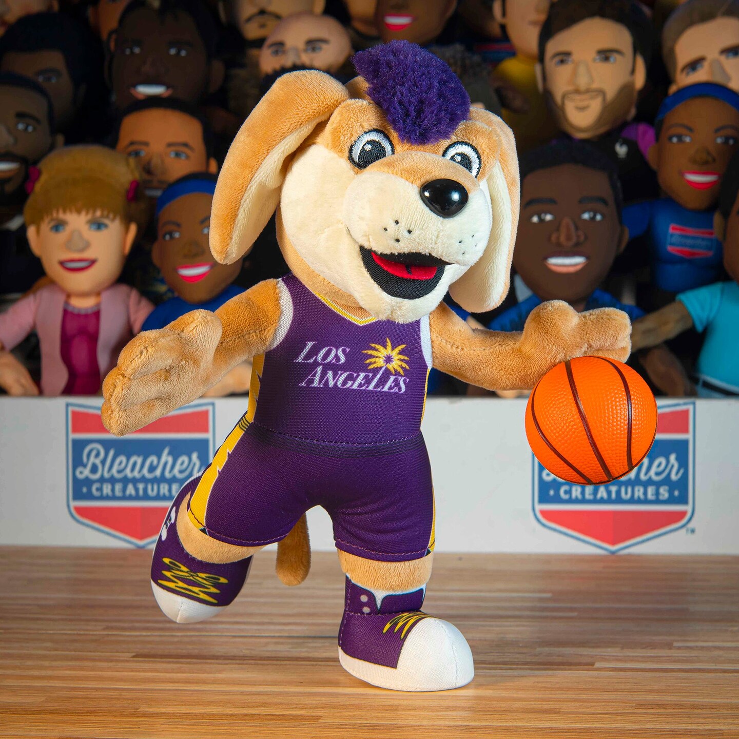 Bleacher Creatures Los Angeles Sparks Sparky 10&#x22; Mascot Plush Figure
