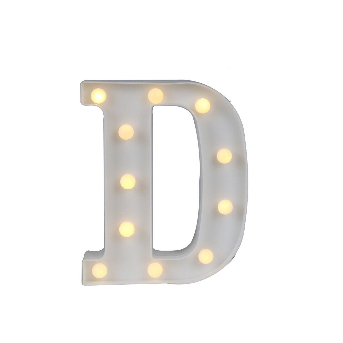 Kitcheniva Light Up Letter Number Symbol LED Stand Decoration