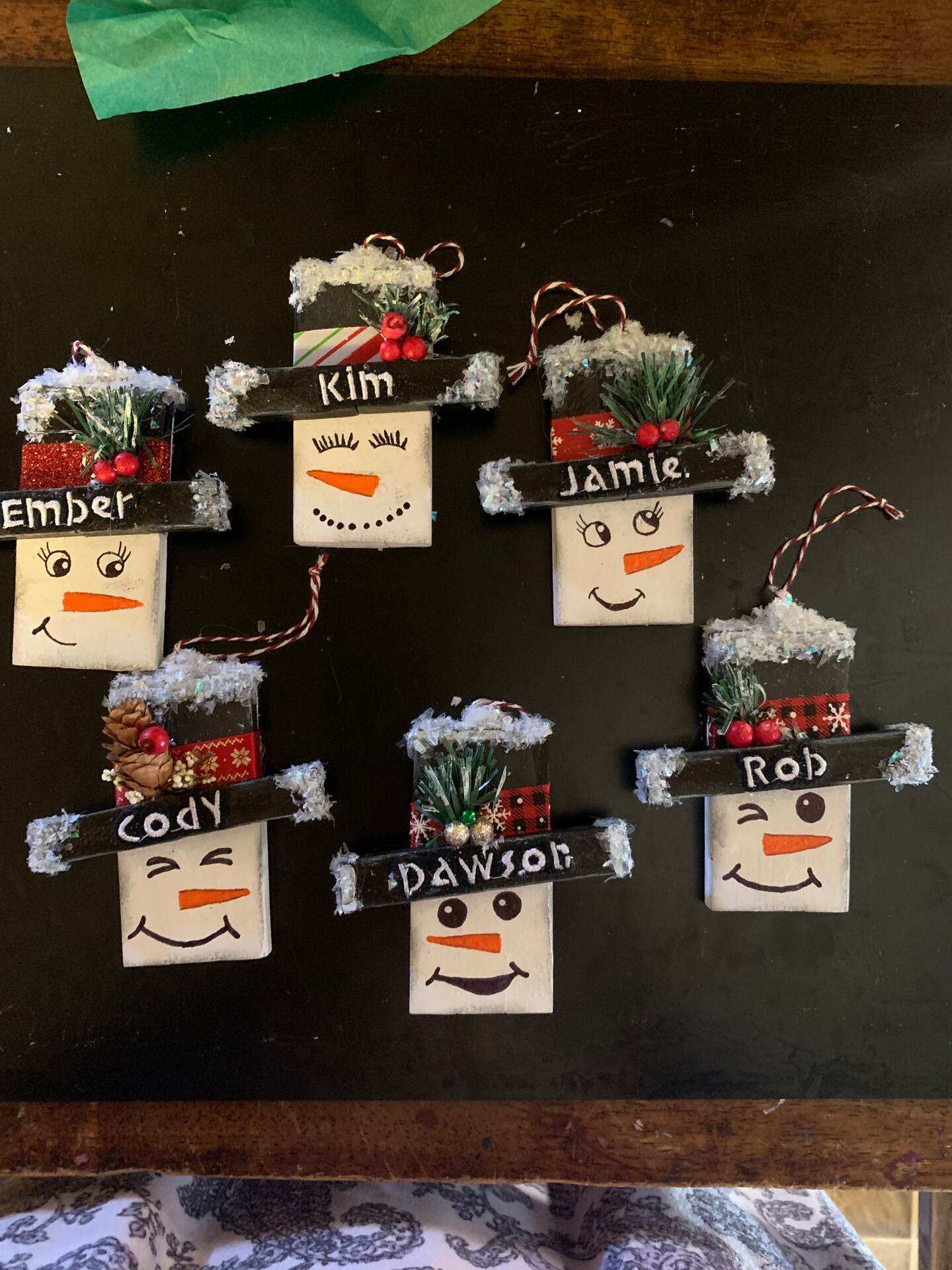 Snowman ornament Christmas personalized MakerPlace by Michaels