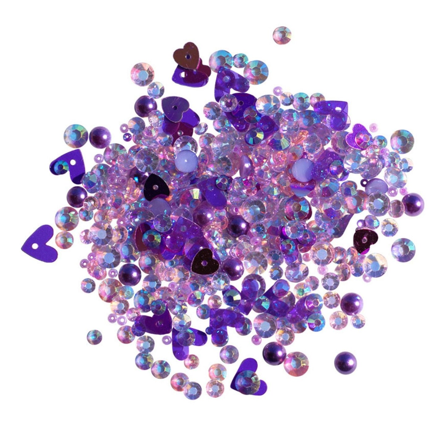 Buttons Galore Sparkletz DIY Craft Embellishments 30 Grams - 3 Packs Vintage Valentine