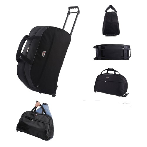 24 Inches Rolling Wheeled Tote Duffle Bag
