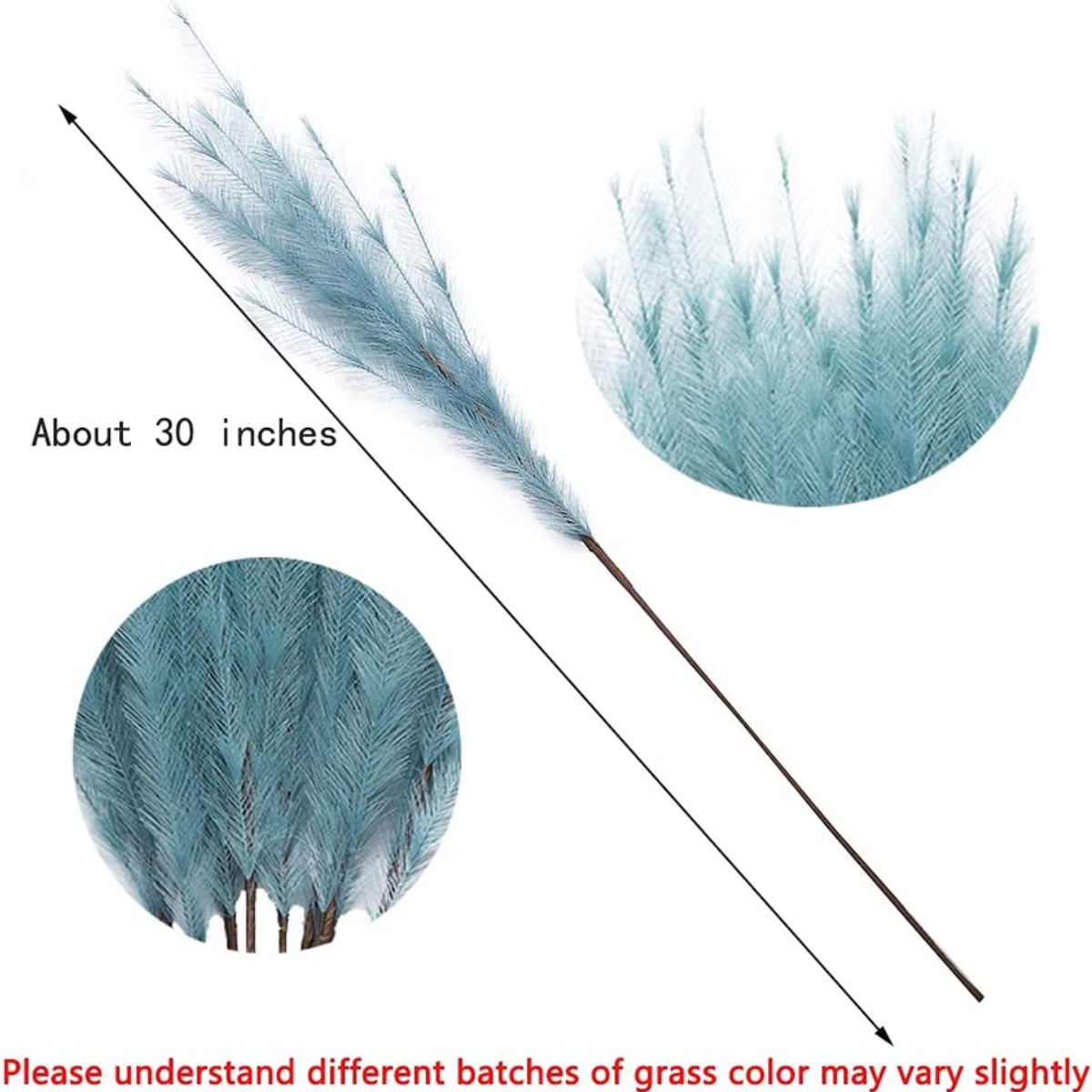 Faux Pampas Grass 8 pcs