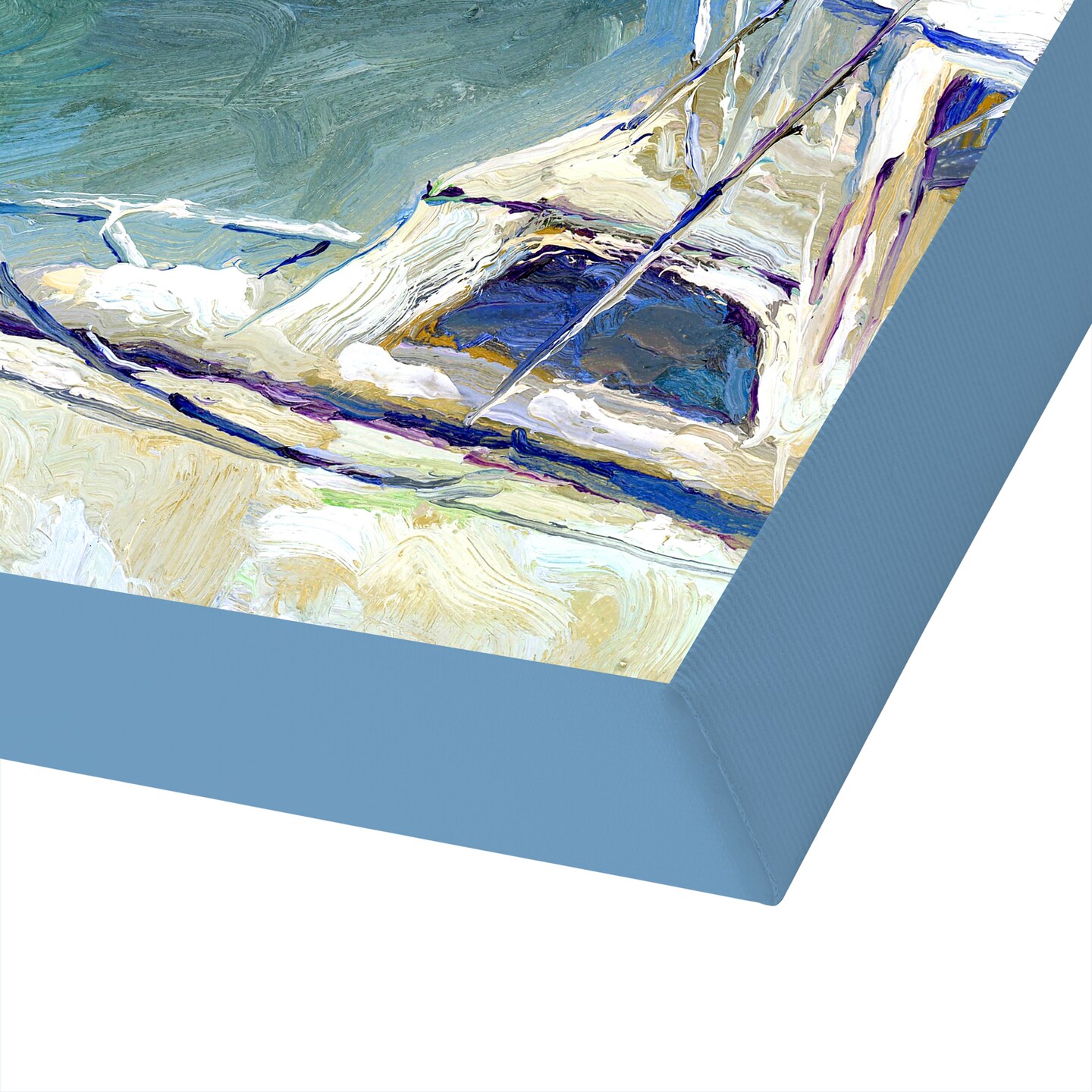 Mad Beach by Richard Wallich  Gallery Wrapped Canvas - Americanflat