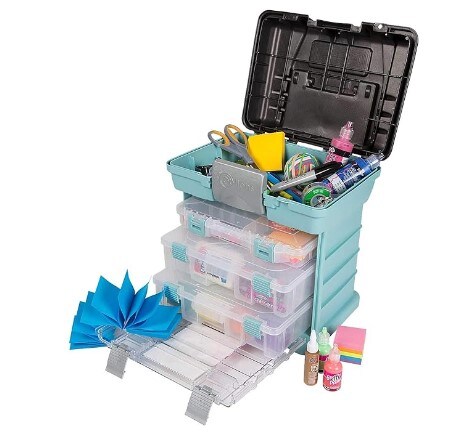Grab &#x26; Go Rack System, Soft Blue, Medium
