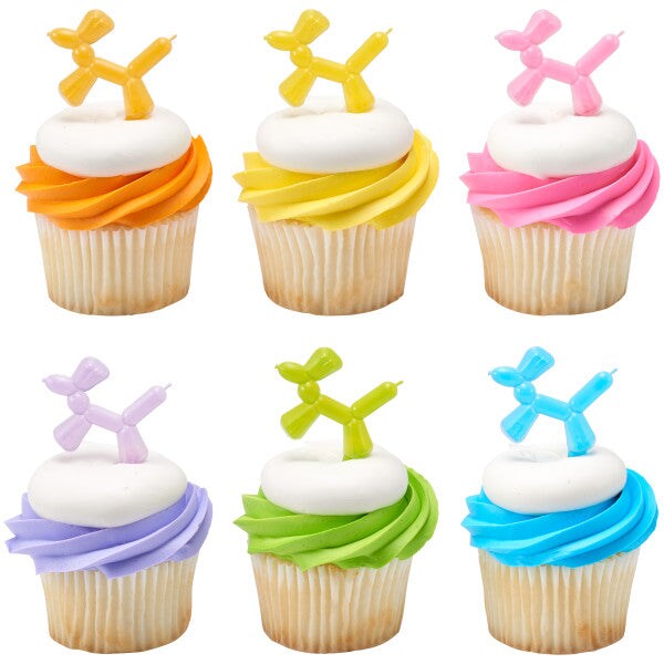 Balloon Animal Assortment DecoPics&#xAE; Cupcake Decoration, 12ct