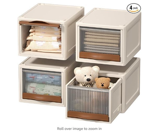 Storage Drawers, Storage Bins with Drawers, Plastic Drawers Organiser