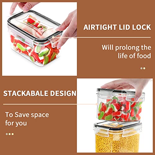  PRAKI Airtight Food Storage Containers Set with Lids