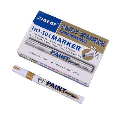 Kitcheniva Permanent Paint Marker Pen Waterproof Rubber Metal Wood