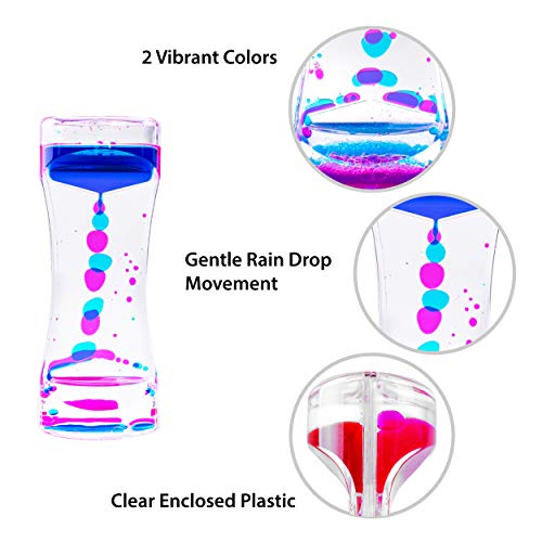 Liquid Motion Bubbler for Sensory Play, Fidget Toy, Children Activity, Desk Top, Assorted Colors (1 Piece)