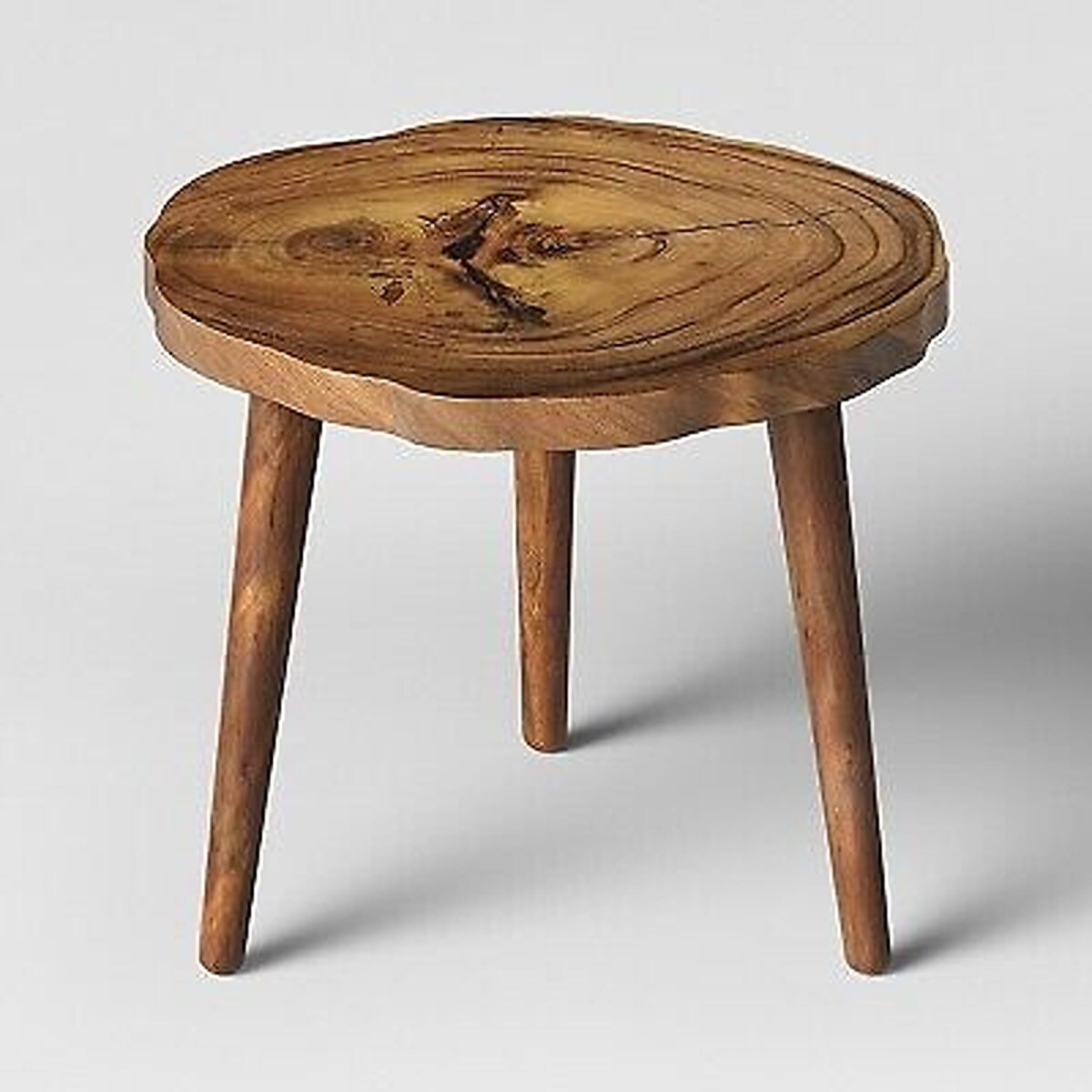 7.25x 20x 20 Inches Live Edge Coffee Table