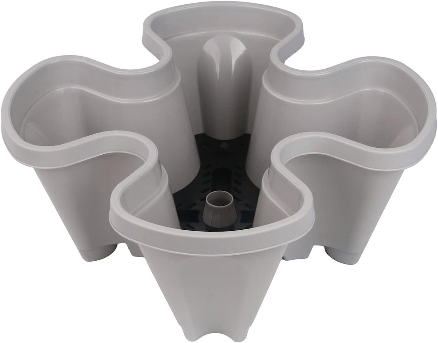 Kitcheniva Vertical Stackable Planters Pot With 360&#xB0; Wheels And Tools