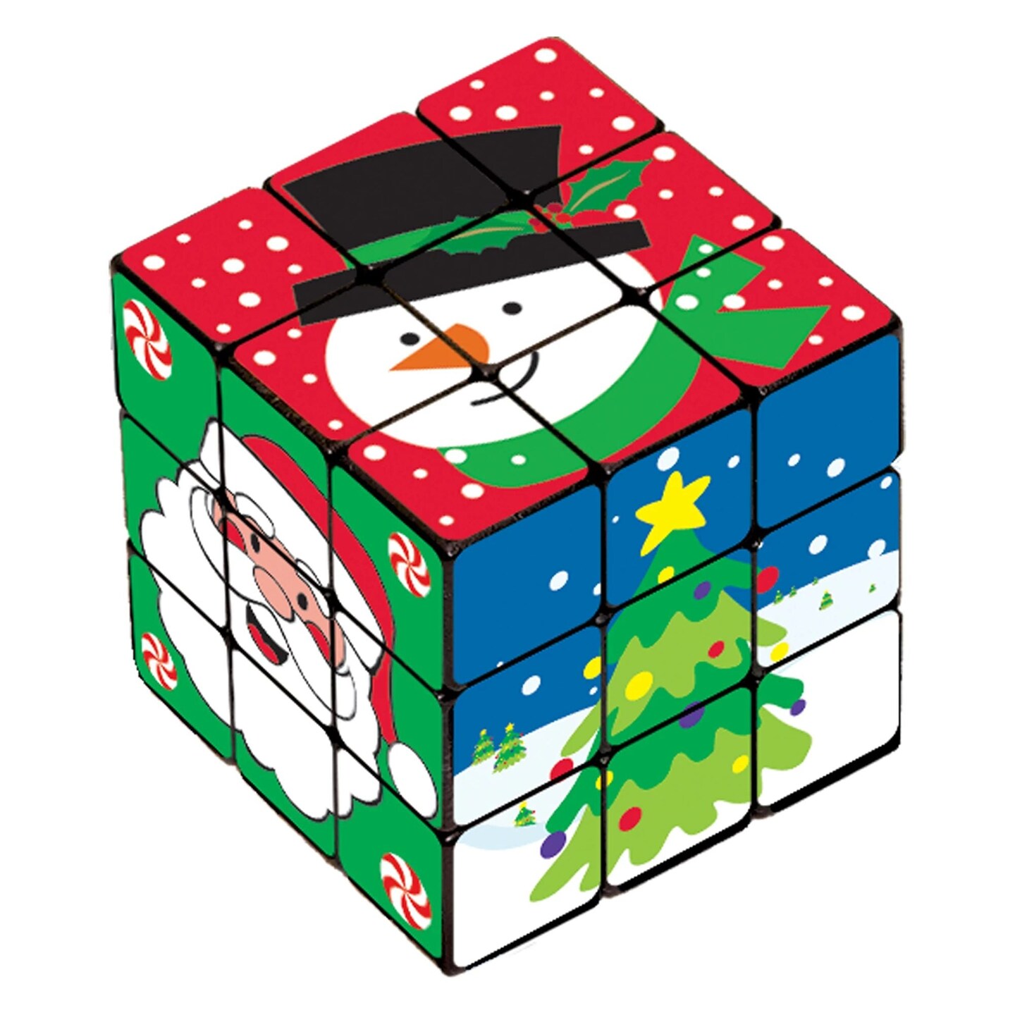 Christmas Puzzle Cubes, 12ct