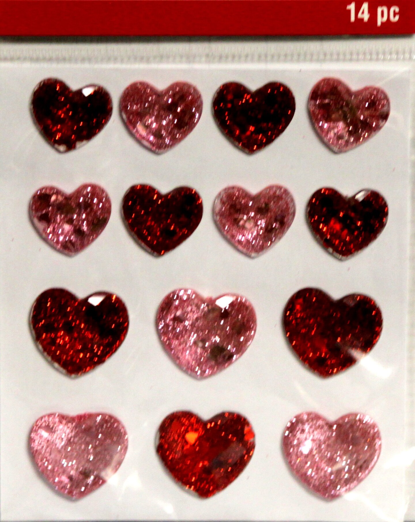 Recollections Hearts Bling Dimensional Stickers
