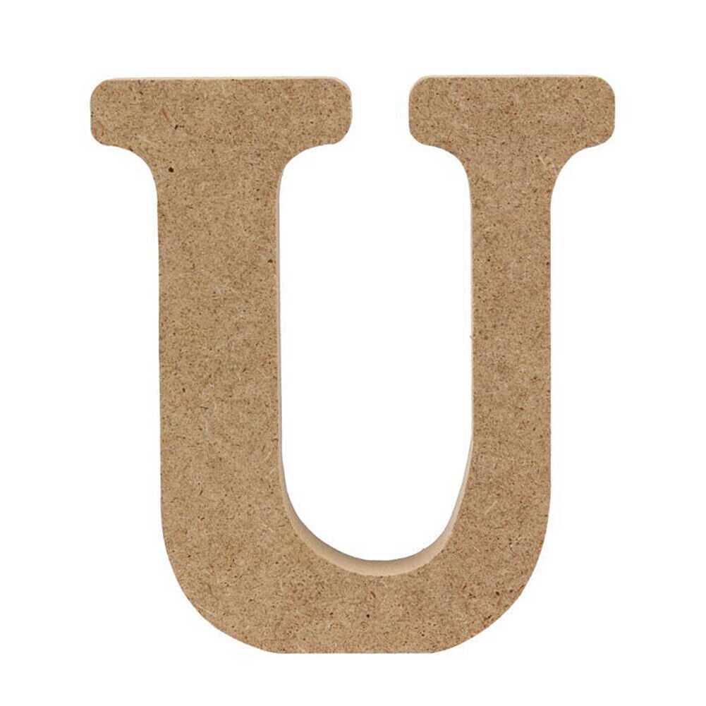 Kitcheniva 3.93" A-Z Wooden Letters Alphabet Self Standing DIY Craft