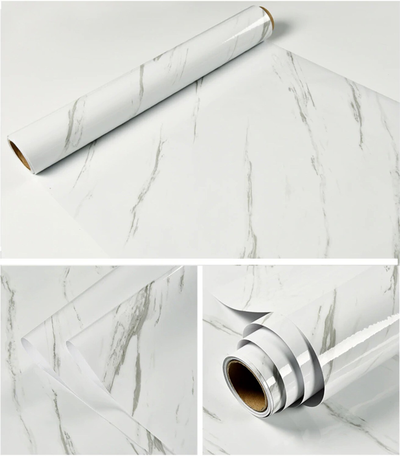 Self-Adhesive Marble Contact Paper for Removable Wallpaper