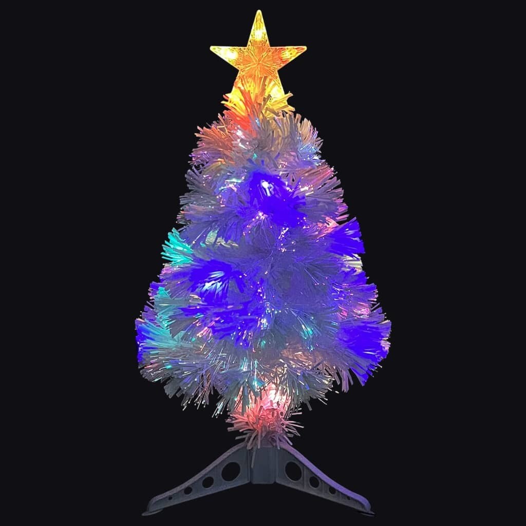 Artificial Christmas Tree with LED White Fiber Optic