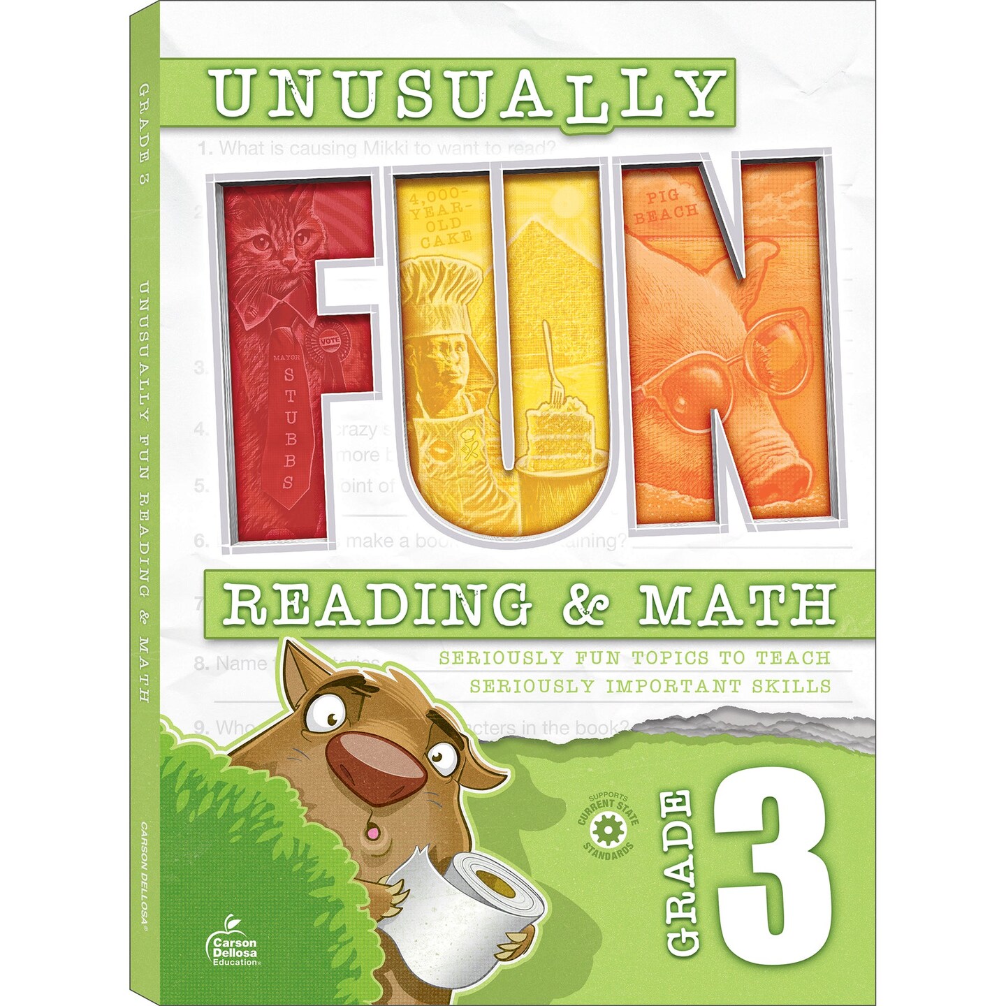 Unusually Fun Unusually Fun Reading &#x26; Math Workbook, Grade 3