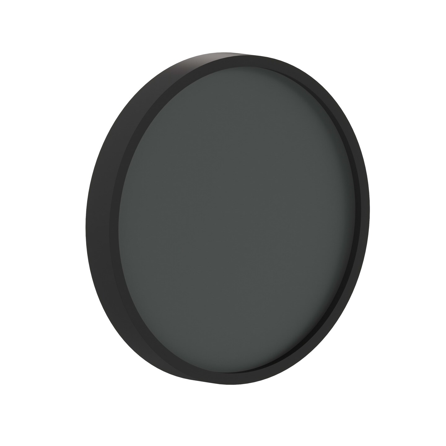 HBCY Creations Set of 2 Round Wood Framed Wall Mounted Magnetic Chalkboards with Eraser and Chalk