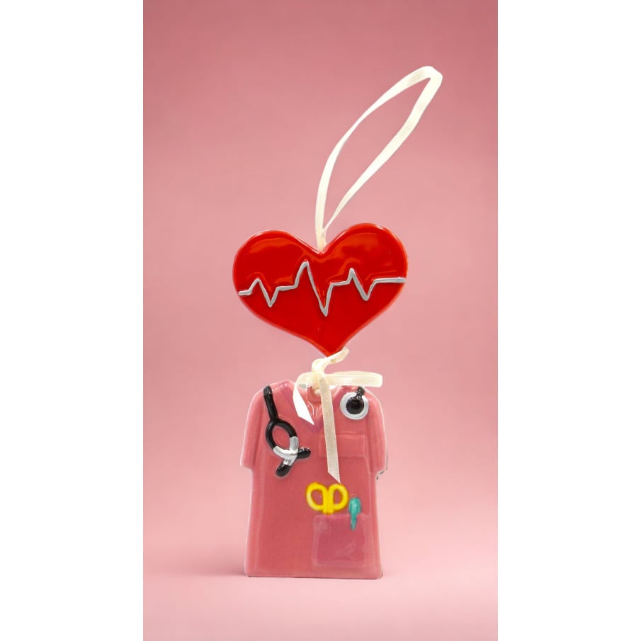 Christmas Decor Healthcare Hero Ornament - Nurse Gift Idea or Home Decoration