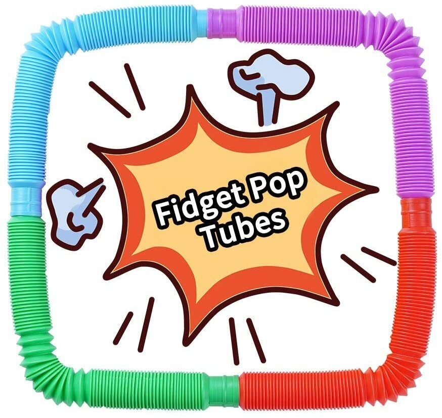 Kitcheniva Pop Tube Sensory Fidget Anti Anxiety Toy Kids 6PCS