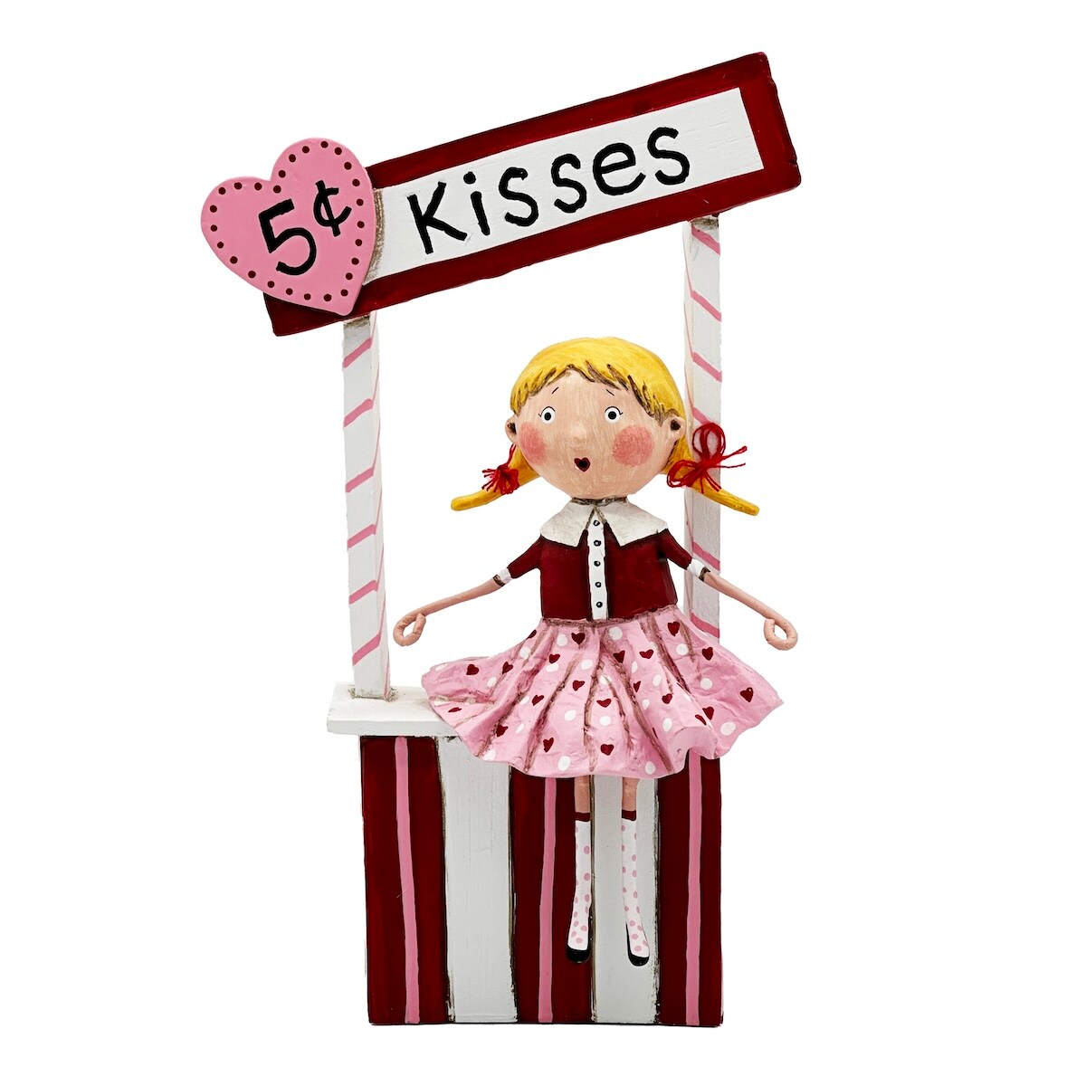 Lori Mitchell Valentine's Day Collection: 5 Cent Kisses Figurine