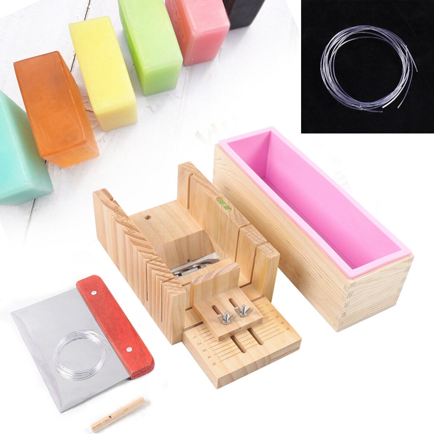 3Pcs DIY Soap Making Kit with Tools and Mold