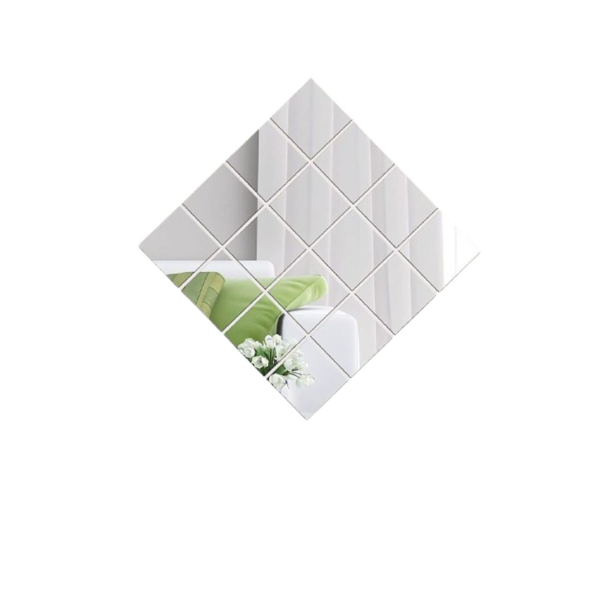 6 Inches Flexible Plastic Mirror Tiles 32 pcs Michaels