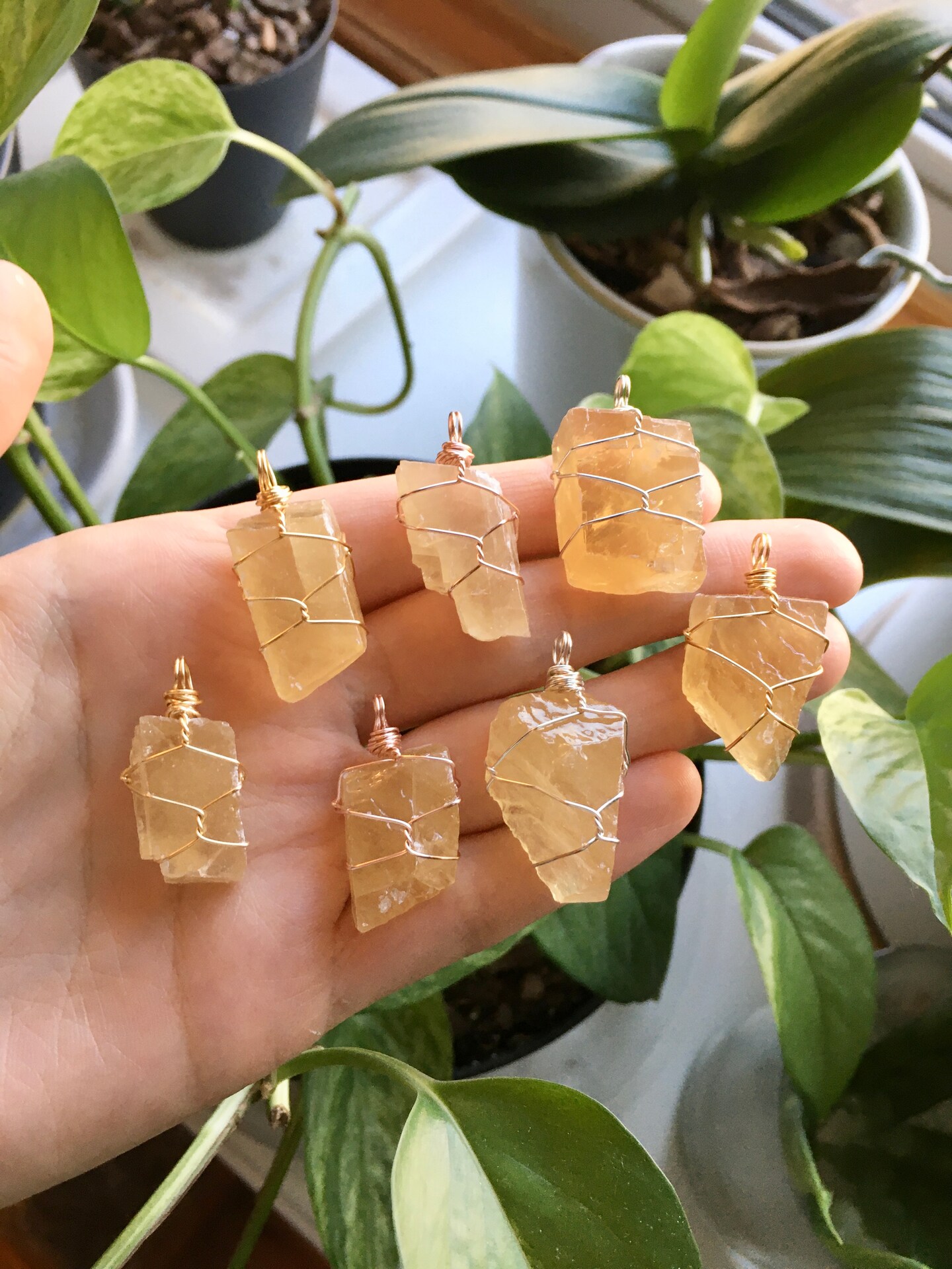 Order Honey Calcite Pillar