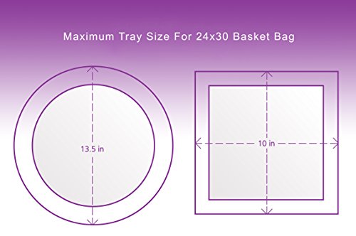 Purple Q Crafts Jumbo Shrink Wrap 40x50 5 Pack Basket Bags for