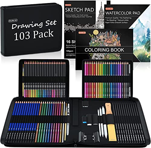 Art Supplies, Drawing Supplies, Premium Art Set Sketching Kit with