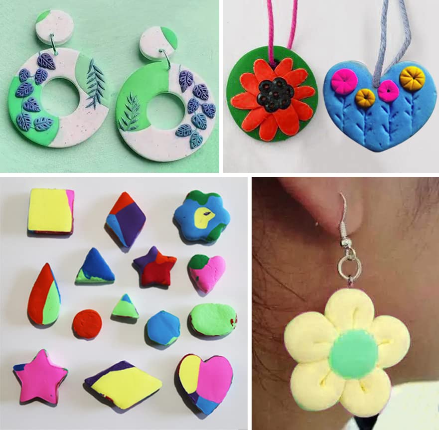 30 Pcs Mini Cookie Cutters Small Heart Star Flower Round Square Hexagon Oval Diamond Shapes Cookie Cutters, Polymer Clay Cutters for Kids, Geometric Set for Biscuit Cutter, Fruit Cutter