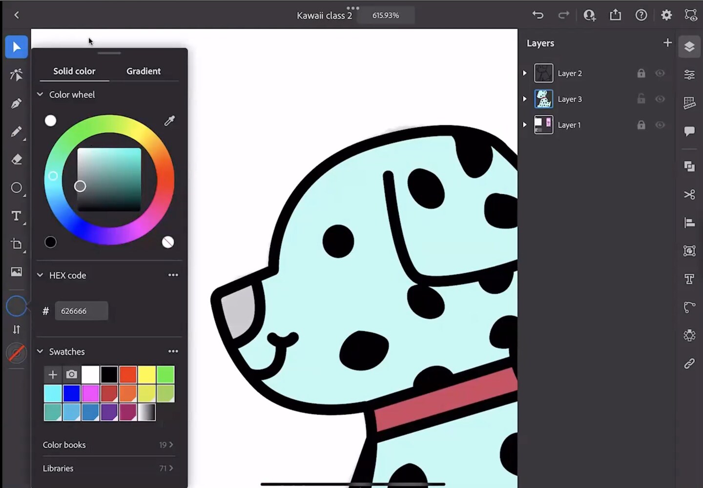 Adobe Illustrator on iPad: Kawaii Characters