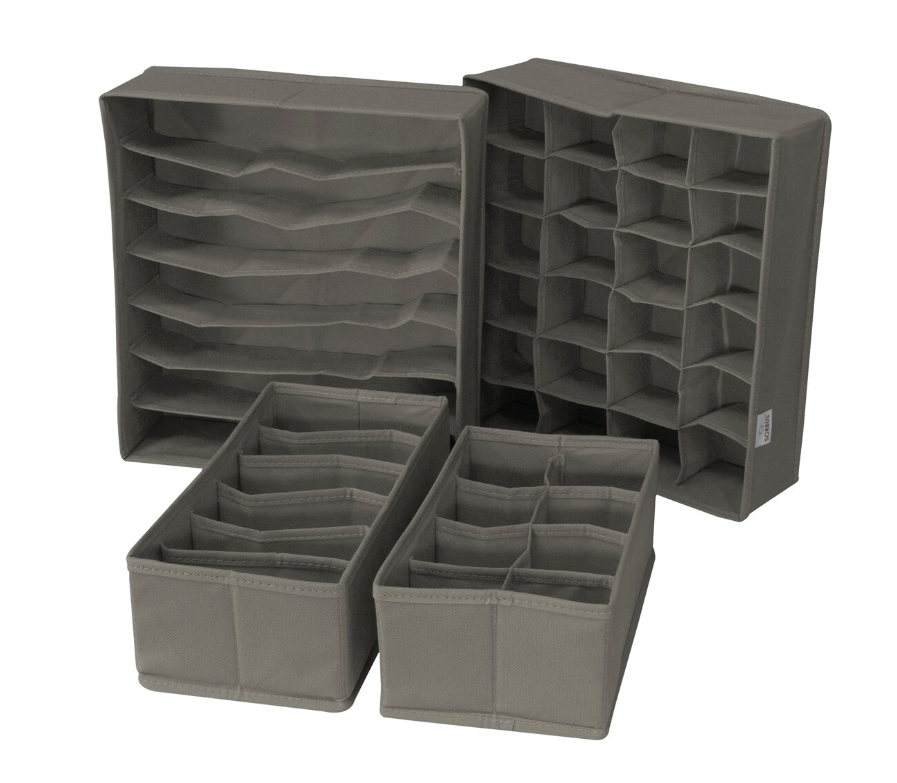 Sorbus Set of 4 Foldable Drawer Dividers, Storage Boxes, Closet Organizers, Under Bed Organizer