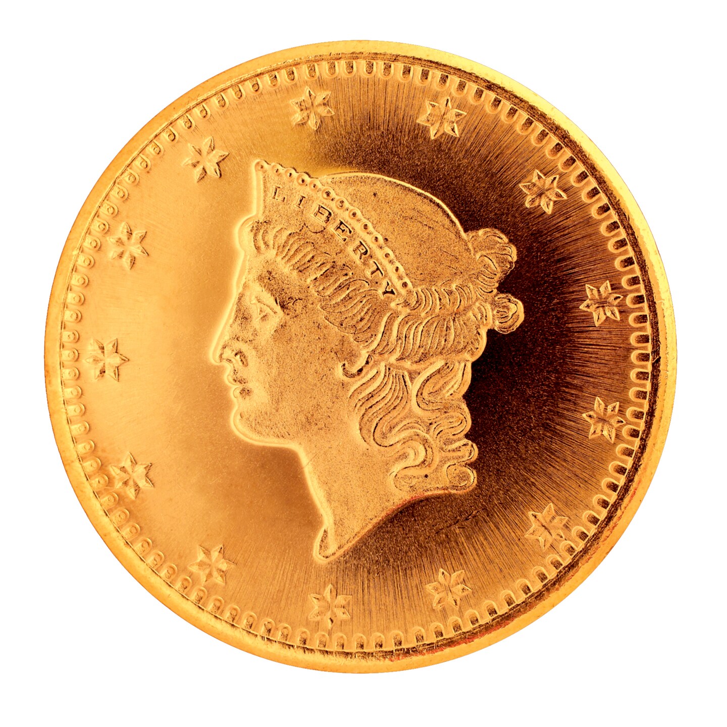 Tribute to America&#x27;s Most Beautiful Coins - Liberty Head Gold $1 1849-1854 Replica Coin