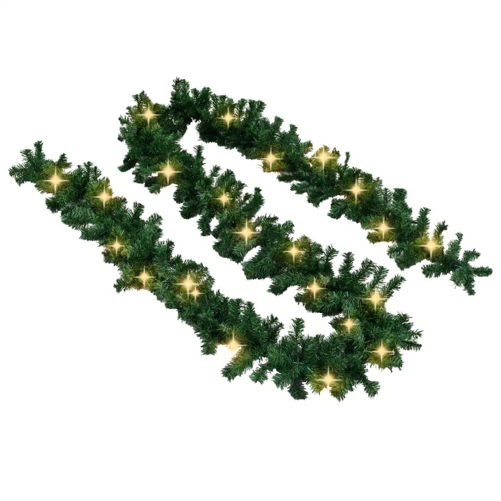 65.6&#x27; Christmas Garland with LED Lights