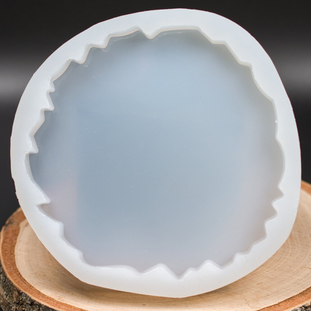 Handmade Geode Silicone Coaster Mold G1