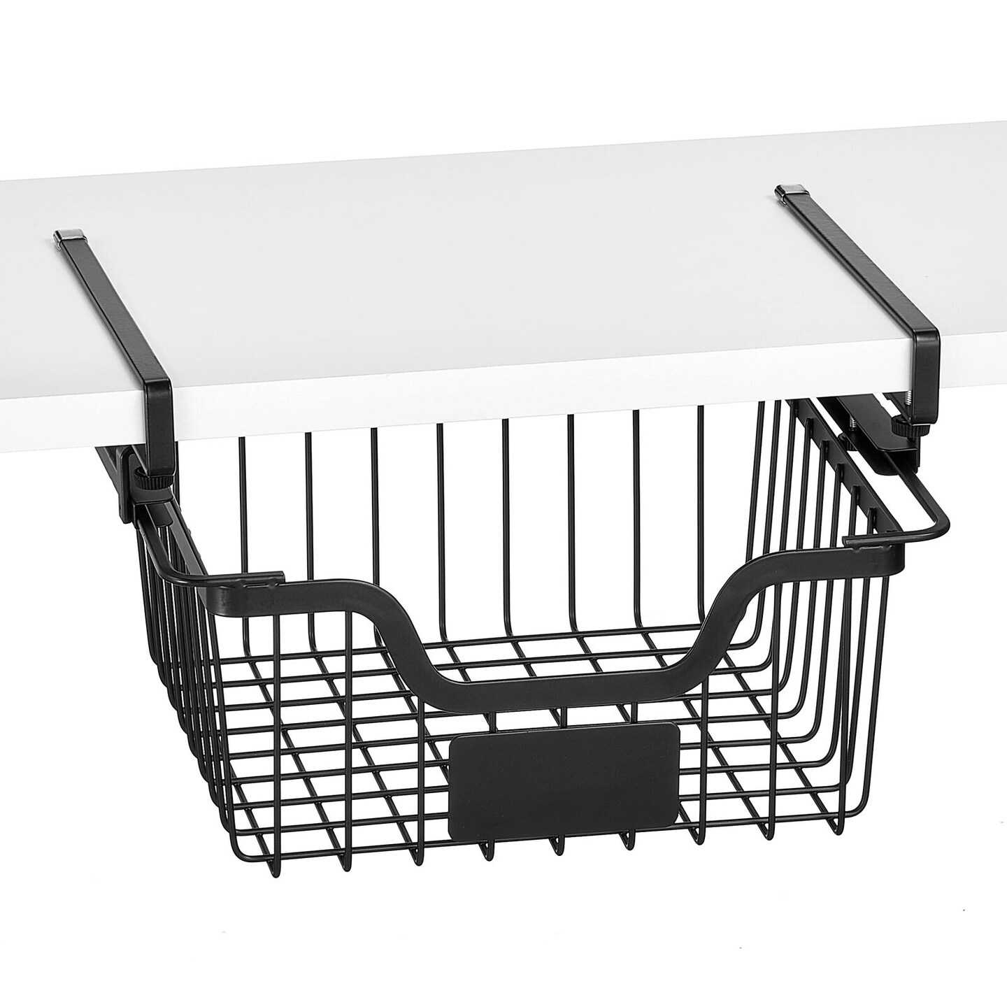mDesign Steel Wire Undershelf Front Dip Storage Basket w/ Label Michaels