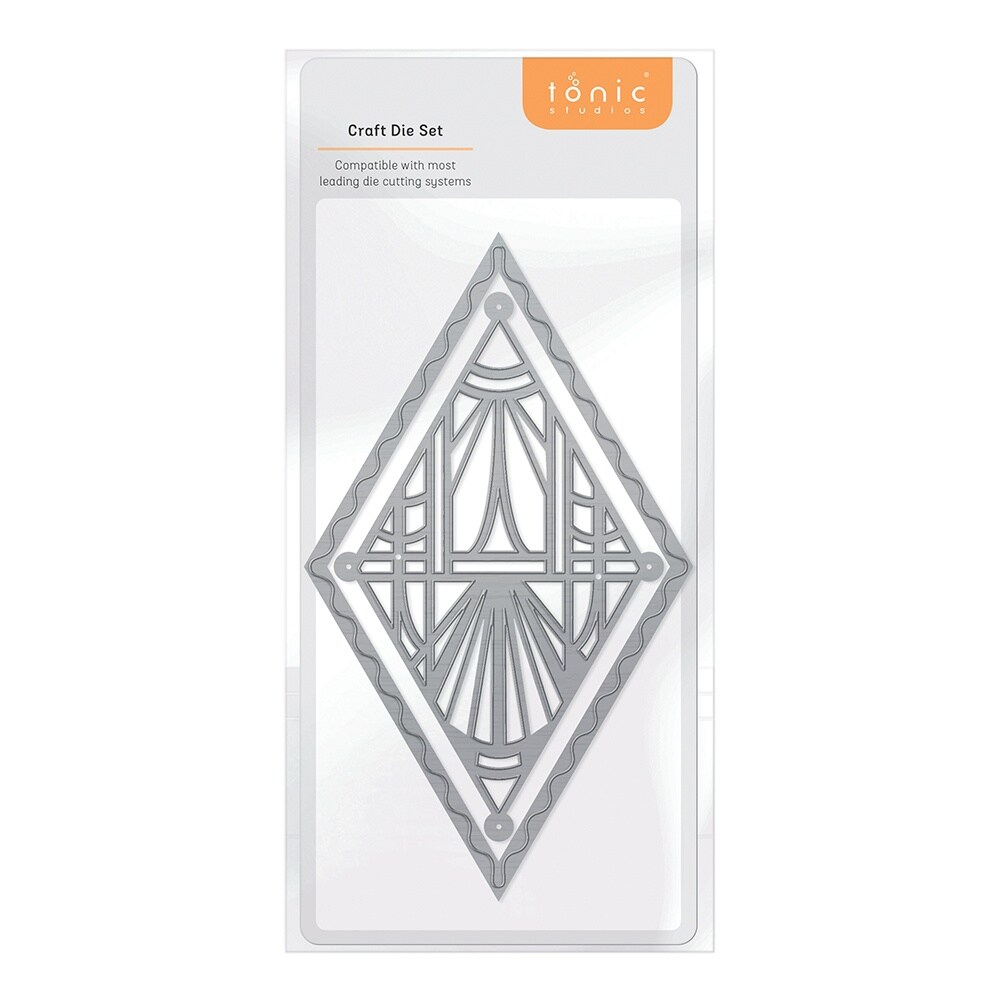 Tonic Studios Die Set-Art Deco Diamond Patchwork | Michaels