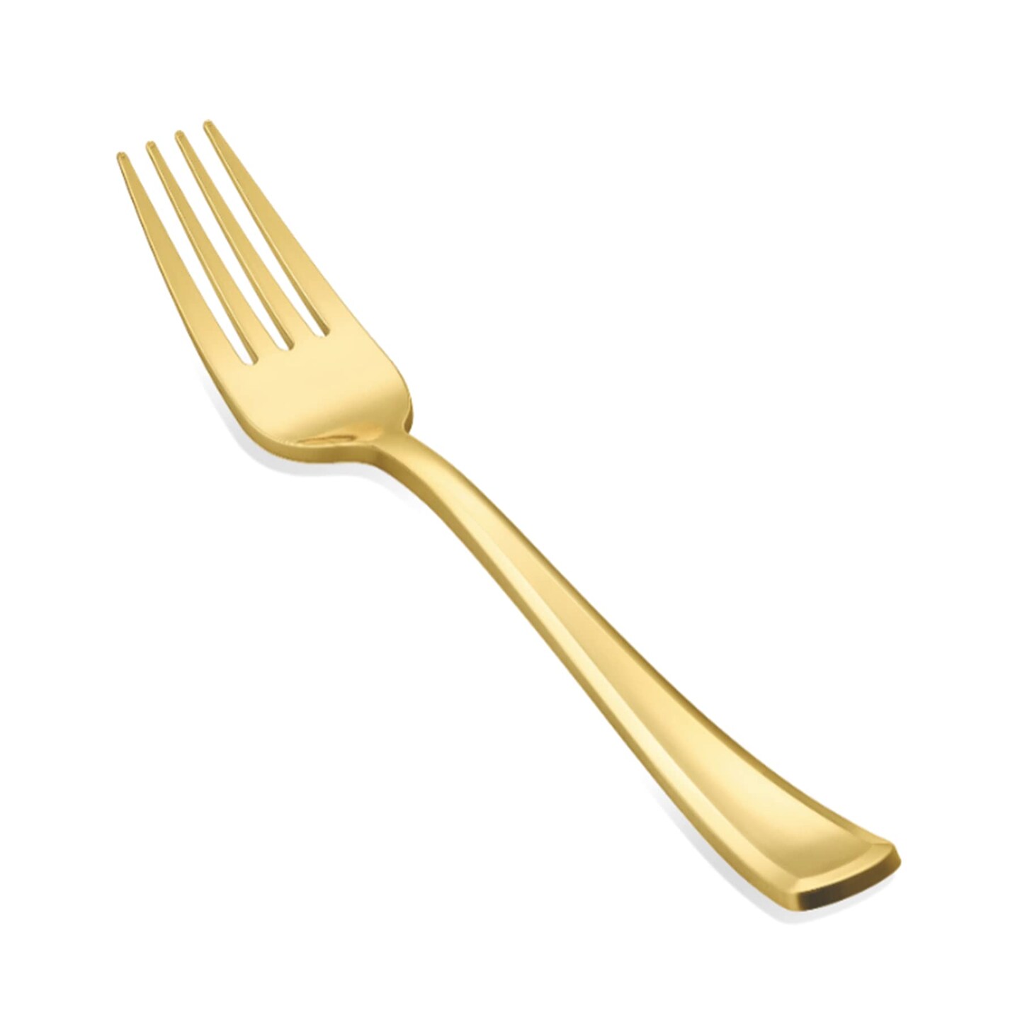 72 Pieces Gold Plastic Forks, Solid, Durable and Heavy Duty Plastic Forks, Perfect Utensils for Parties, Weddings and other Formal Events