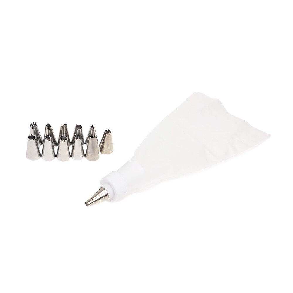 Cake Decorating Single Pastry Bags Stainless Steel.