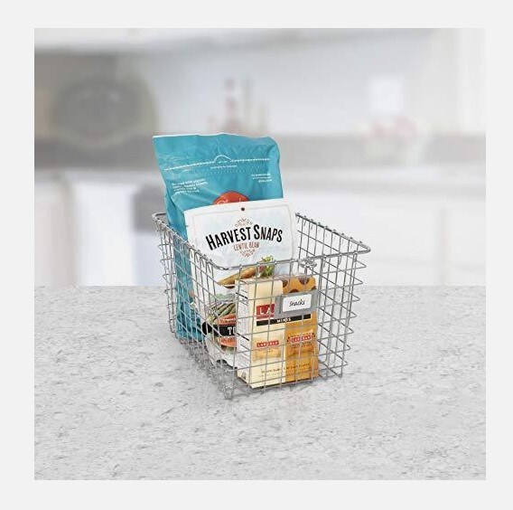 Spectrum Small Diversified Wire Storage Basket in Chrome