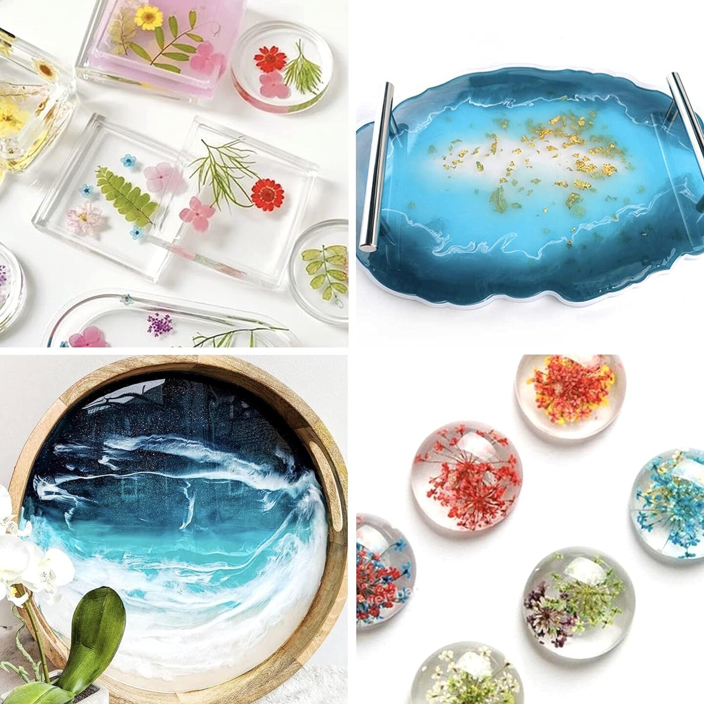 Ranger Tim Holtz Alcohol Pearls Complete Set Bundle (All 12 Colors), Ranger Tim Holtz Alcohol Ink Mixatives (All 7 Colors), 10 Pixiss Precision Ink Blending Tools