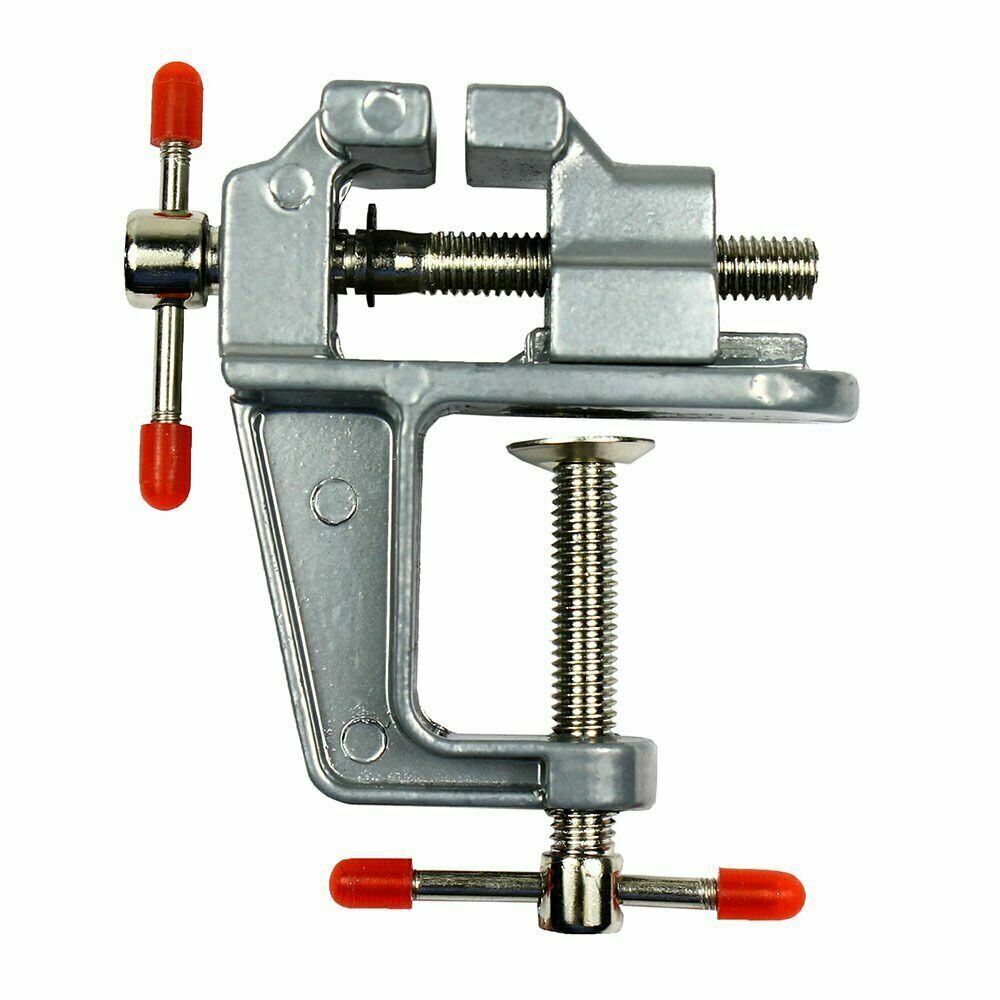 Kitcheniva 3.5" Miniature Vise Small Jewelers Clamp On Table Bench Tool