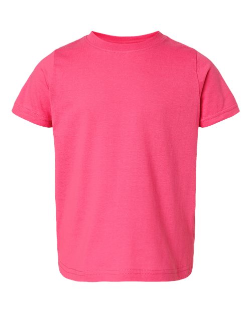 Rabbit Skins® Toddler Fine Crewneck Short Sleeve Jersey Tee - 3321