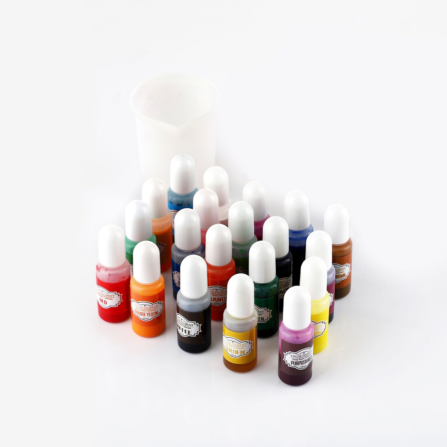 20 Color Epoxy UV Resin Pigment Liquid Colorant DIY Dye Art Craft