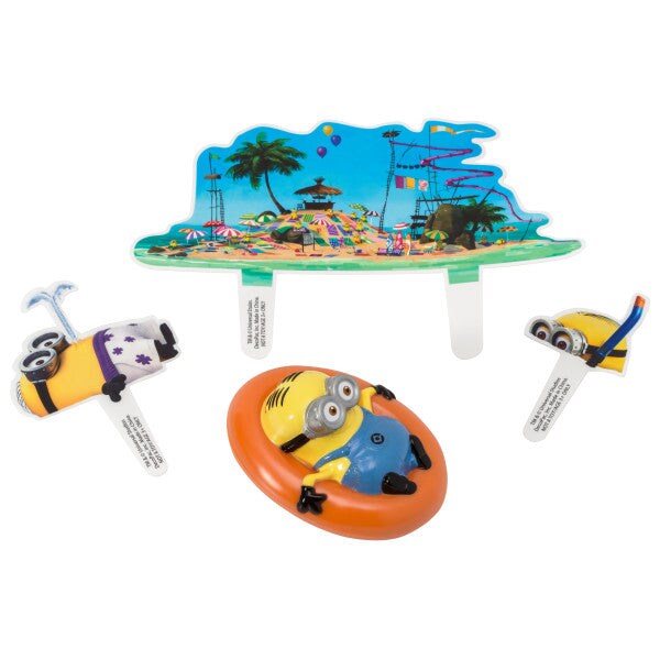 Despicable Me Beach Party DecoSet&#xAE; Cake Decoration