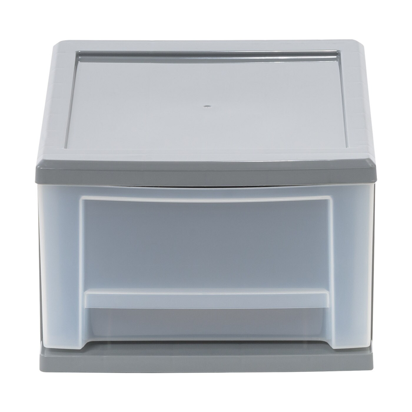 IRIS USA 6.5 Quart Gray Stackable Drawer, 5 Pack