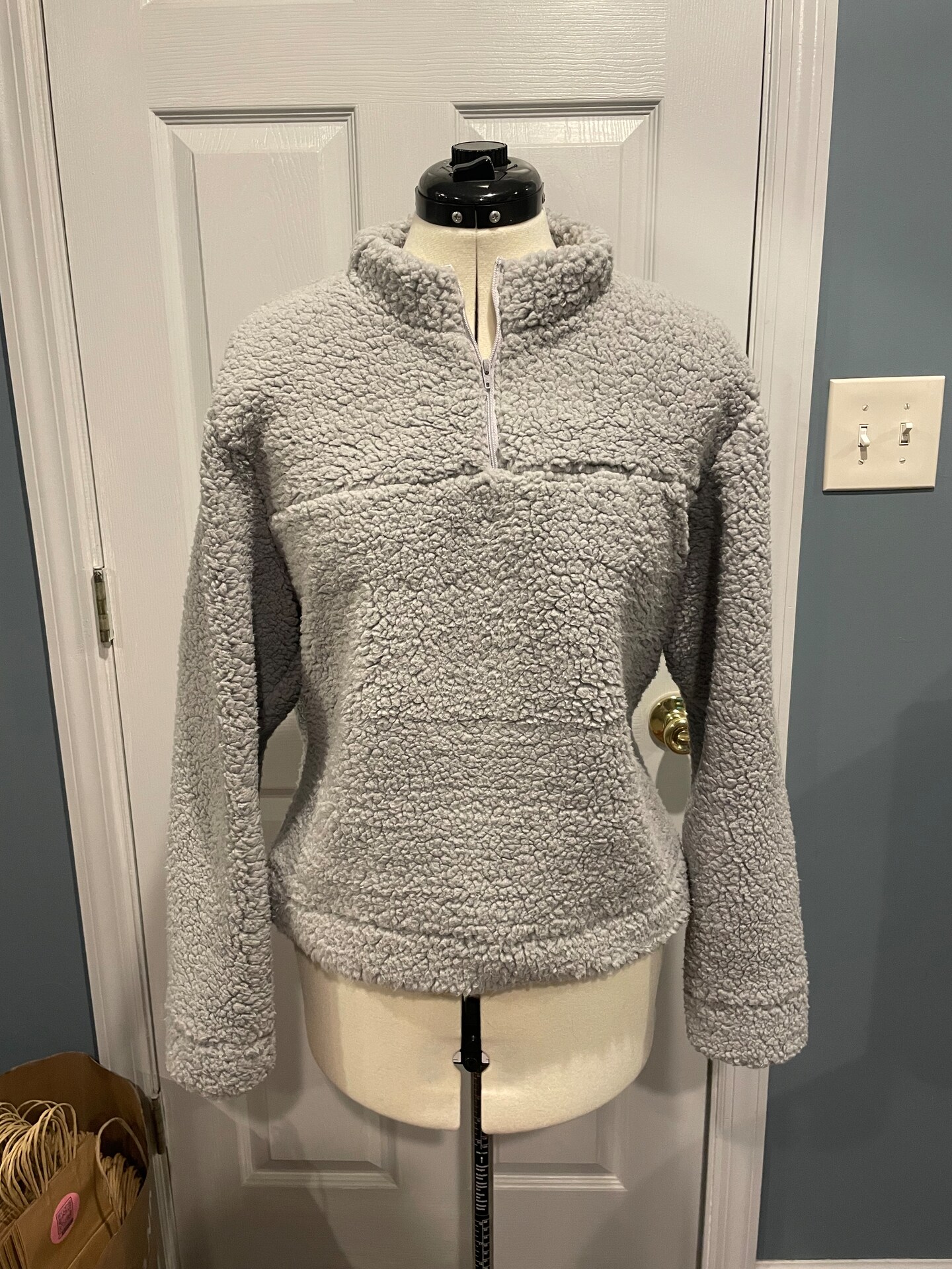 Fur hotsell quarter zip