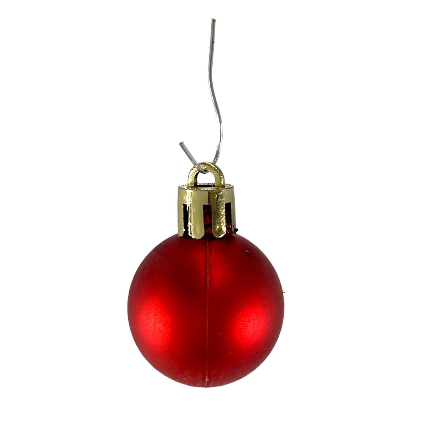 24-Piece Set of 1.2&#x22; Red Mini Shatterproof Ball Ornaments