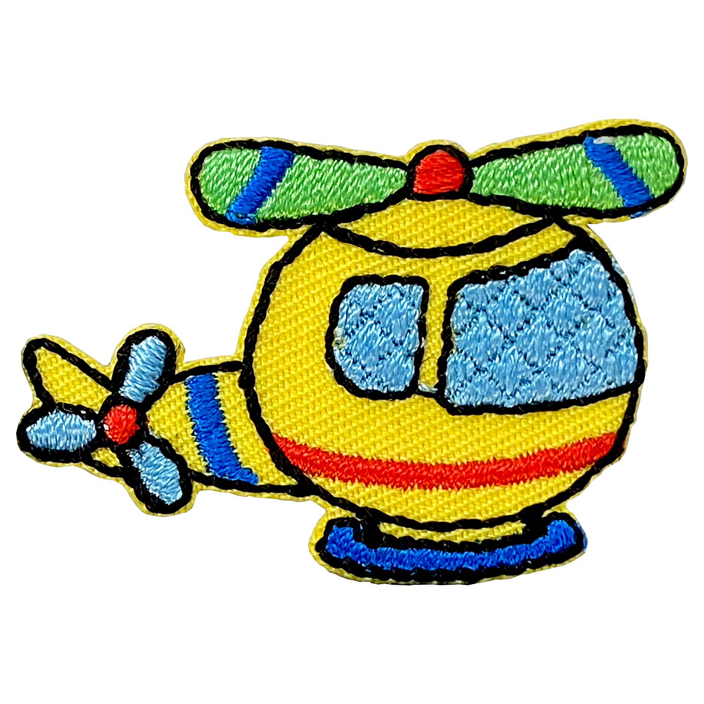 Helicopter, Aircraft, Embroidered, Iron-on Patch